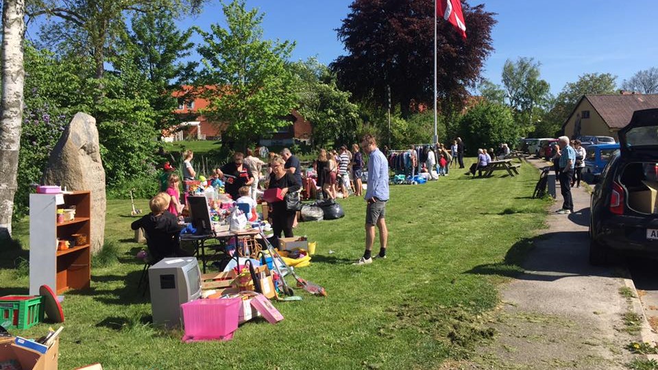 Markedsdag ved gadekæret