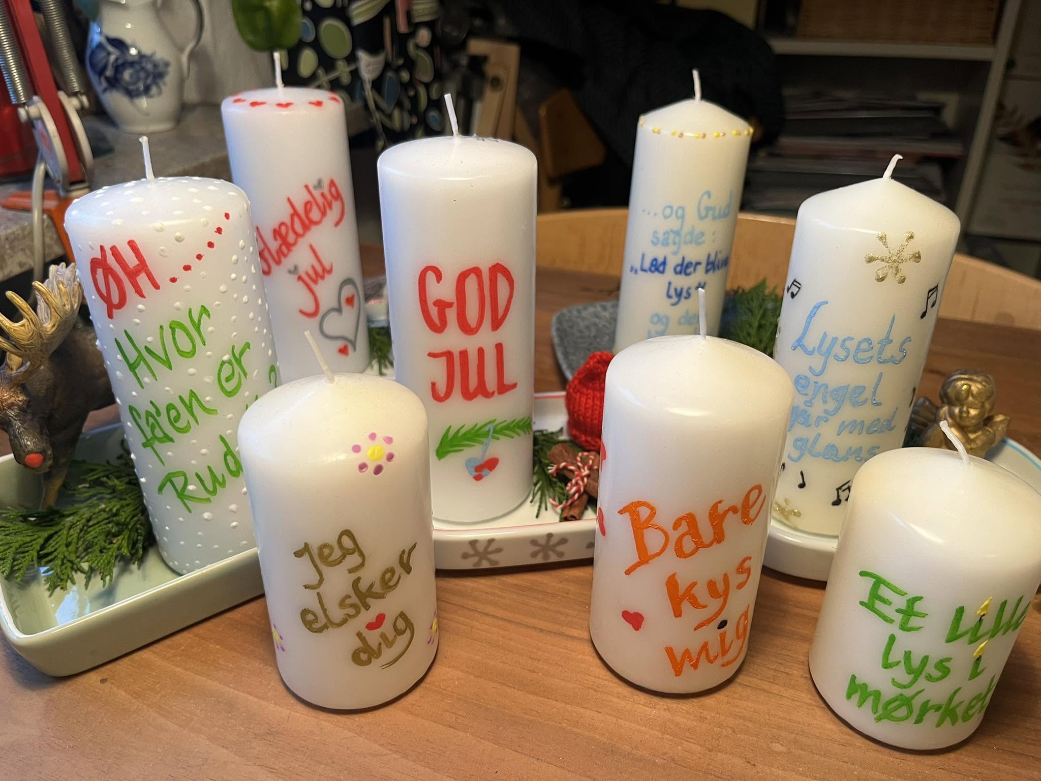 Juletræ og julemarked